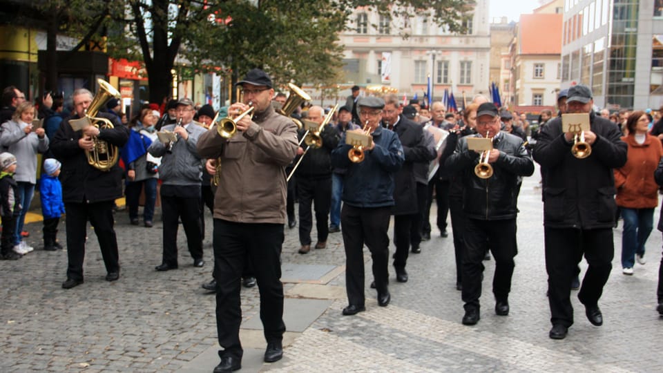 Celebraciones del 28 de octubre de 1918, foto: Barbora Němcová Celebraciones del 28 de octubre de 1918, foto: Barbora Němcová