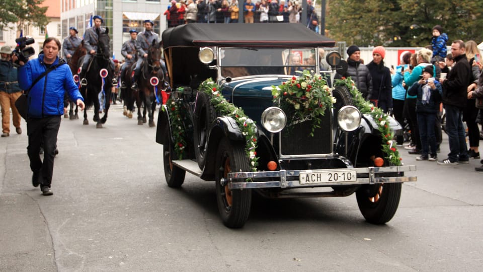 Celebraciones del 28 de octubre de 1918,  foto: Barbora Němcová