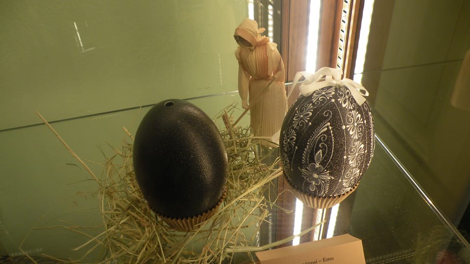 Huevo de avestruz,  foto: Dominika Bernáthová