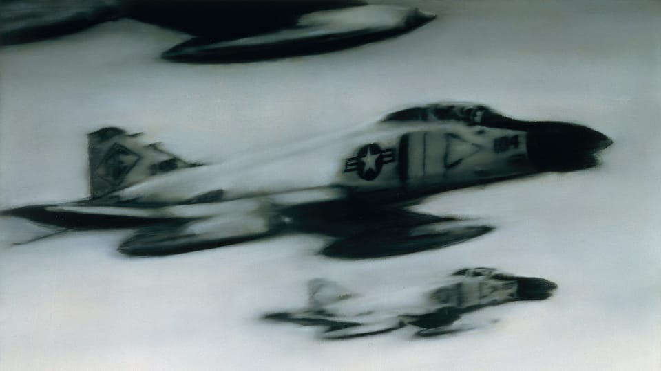 Gerhard Richter: Aviones de caza Phantom, foto: archivo de la Galería Nacional Gerhard Richter: Aviones de caza Phantom, foto: archivo de la Galería Nacional