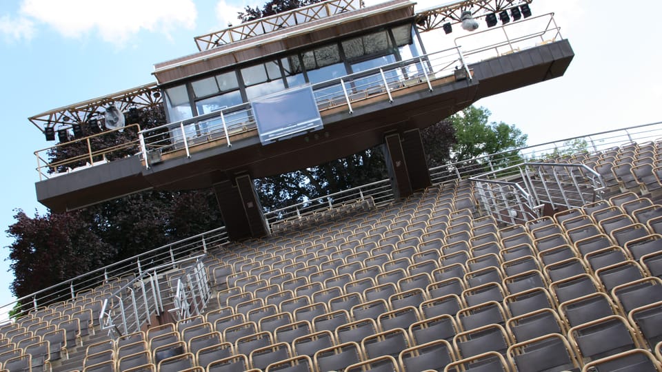 El auditorio giratorio de Český Krumlov, foto: Barbora Kmentová El auditorio giratorio de Český Krumlov, foto: Barbora Kmentová