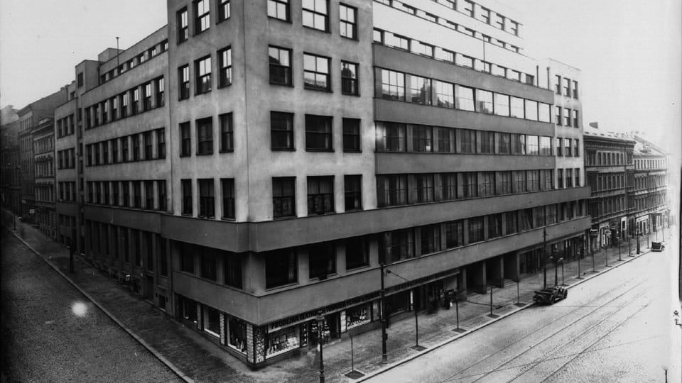 Edificio principal de la Radiodifusión Checa en Praga en la avenida Vinohradská.  Foto: APF ČRo