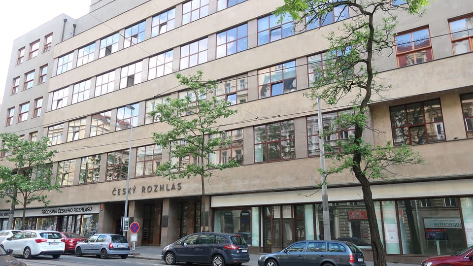 Edificio principal de la Radiodifusión Checa en Praga en la avenida Vinohradská. Foto: Lenka Žižková Edificio principal de la Radiodifusión Checa en Praga en la avenida Vinohradská. Foto: Lenka Žižková