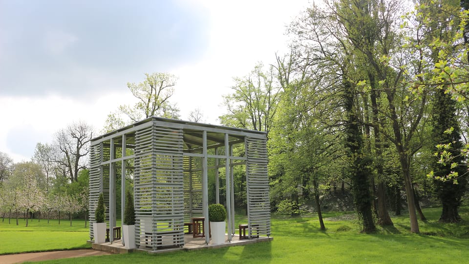 El parque del palacio de Ctěnice, foto: Dominika Bernáthová El parque del palacio de Ctěnice, foto: Dominika Bernáthová