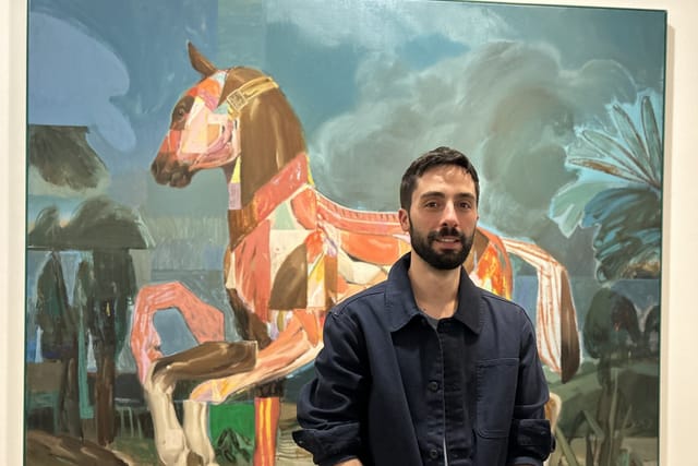 El aclamado artista Aryz en Praga | Foto: Juan Pablo Bertazza,  Radio Prague International
