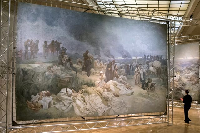 Alfons Mucha,  La Epopeya Eslava  (La Casa Municipal) | Foto: Michaela Danelová,  Český rozhlas