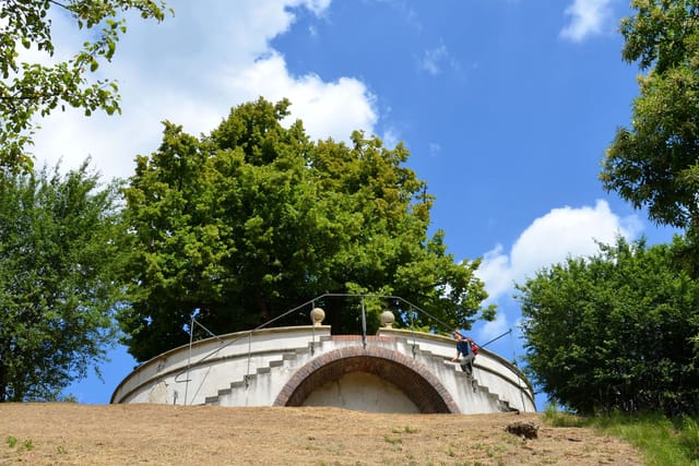 El mirador Masaryk en la ladera,  donde al presidente Masaryk le gustaba sentarse. | Foto: Jolana Nováková,  Český rozhlas