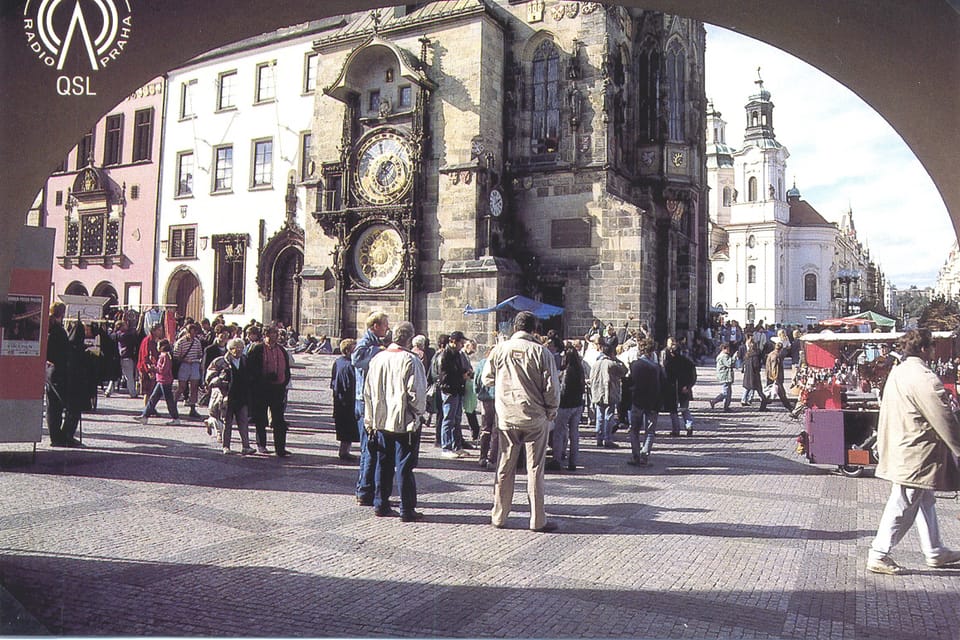 Tarjeta QSL 1995 | Foto: APF Český rozhlas Tarjeta QSL 1995 | Foto: APF Český rozhlas