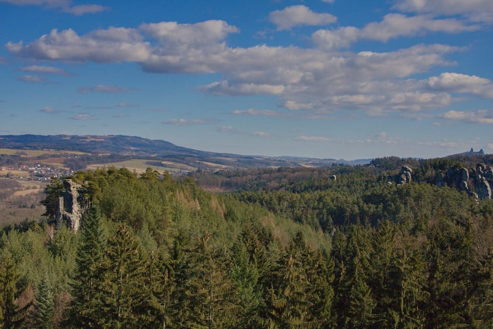 CHKO Český ráj,  la vista de Trosky,  foto: Jaroslav Hoření,  ČRo