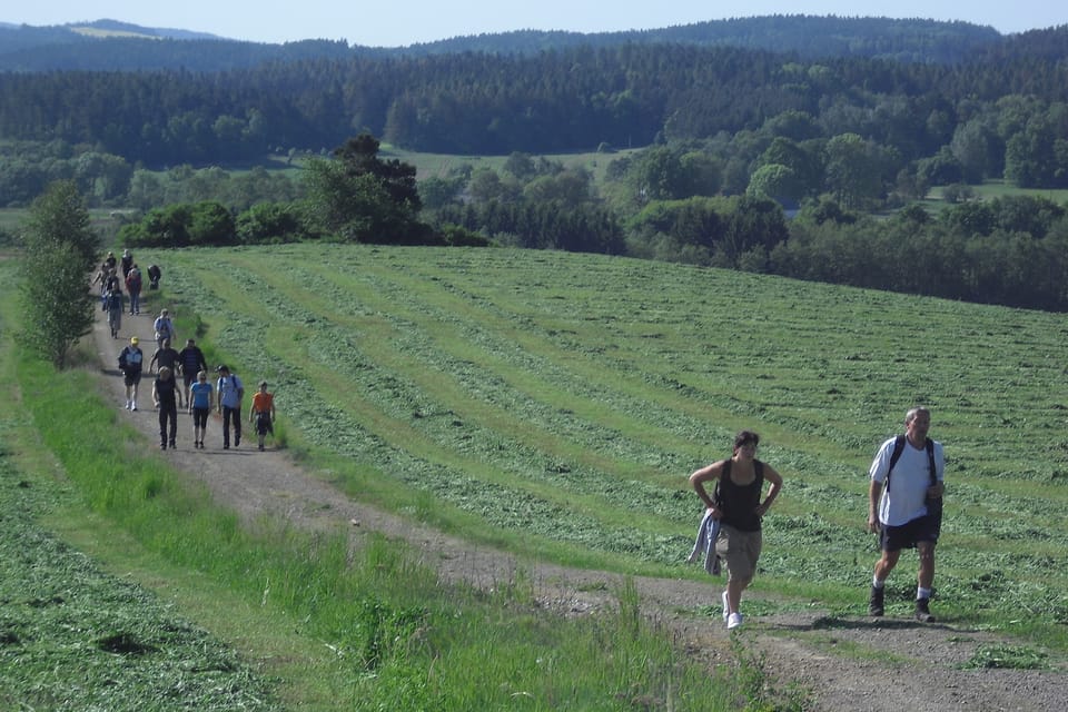 La caminata Praga-Prčice | Foto: Radek Ctibor, Český rozhlas La caminata Praga-Prčice | Foto: Radek Ctibor, Český rozhlas