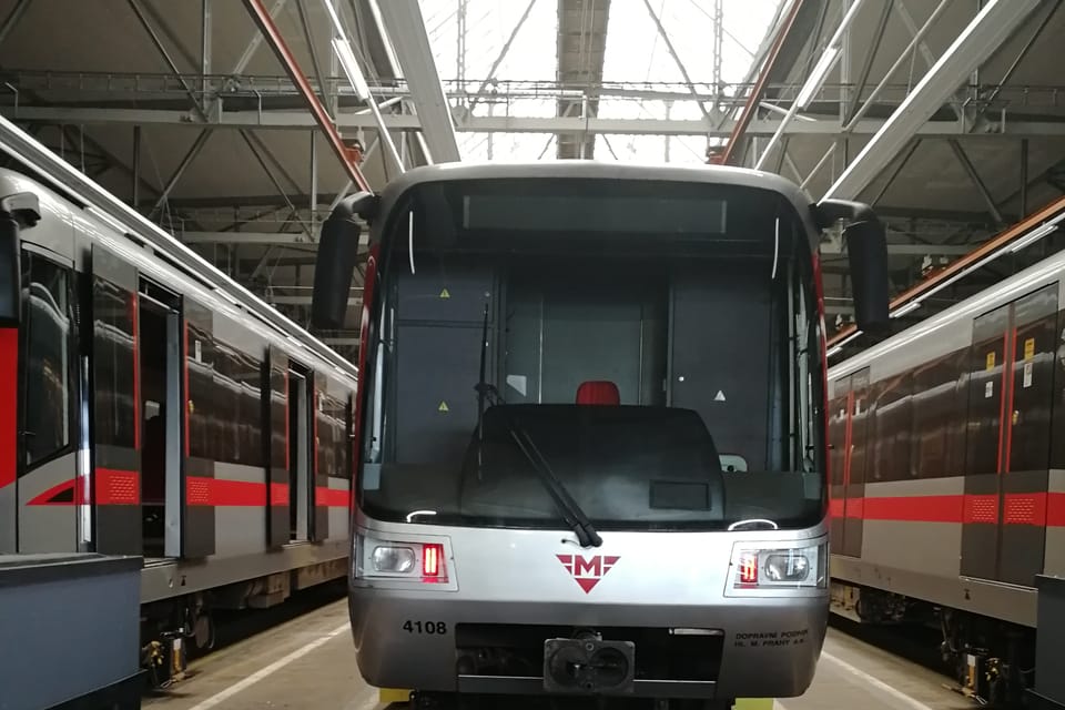 La cochera de metro de Kačerov | Foto: Štěpánka Budková,  Radio Prague International