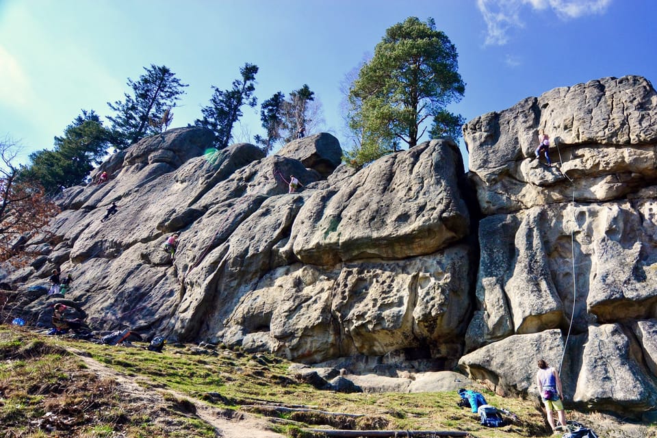 La formación natural de arenisca de la Roca del Diablo en Valaquia | Foto: Zdeněk Urbanovský,  Český rozhlas