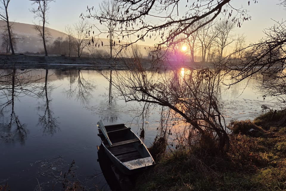 El río Berounka cerca de Všenory | Foto: Hana Slavická, Radio Prague International El río Berounka cerca de Všenory | Foto: Hana Slavická, Radio Prague International