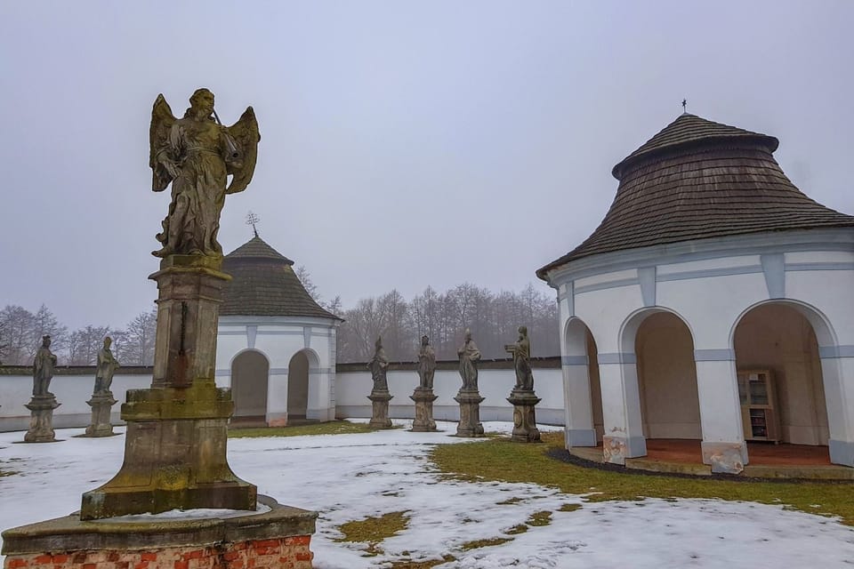 El Cementerio antiguo en la ciudad de Žďár nad Sázavou | Foto: Irena Šarounová, Český rozhlas El Cementerio antiguo en la ciudad de Žďár nad Sázavou | Foto: Irena Šarounová, Český rozhlas