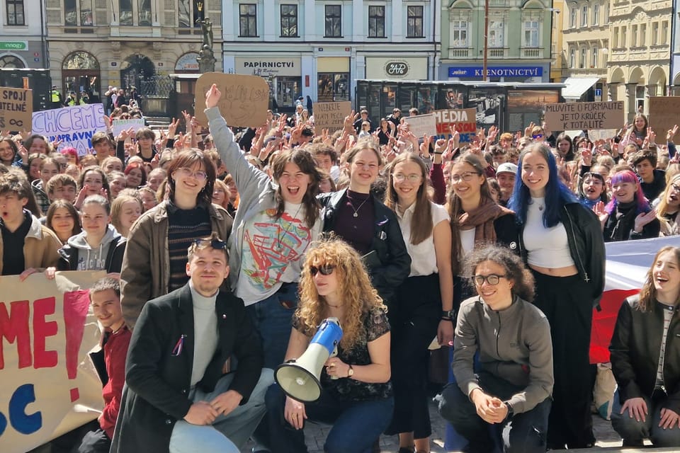 Estudiantes en Liberec | Foto: Český rozhlas Estudiantes en Liberec | Foto: Český rozhlas