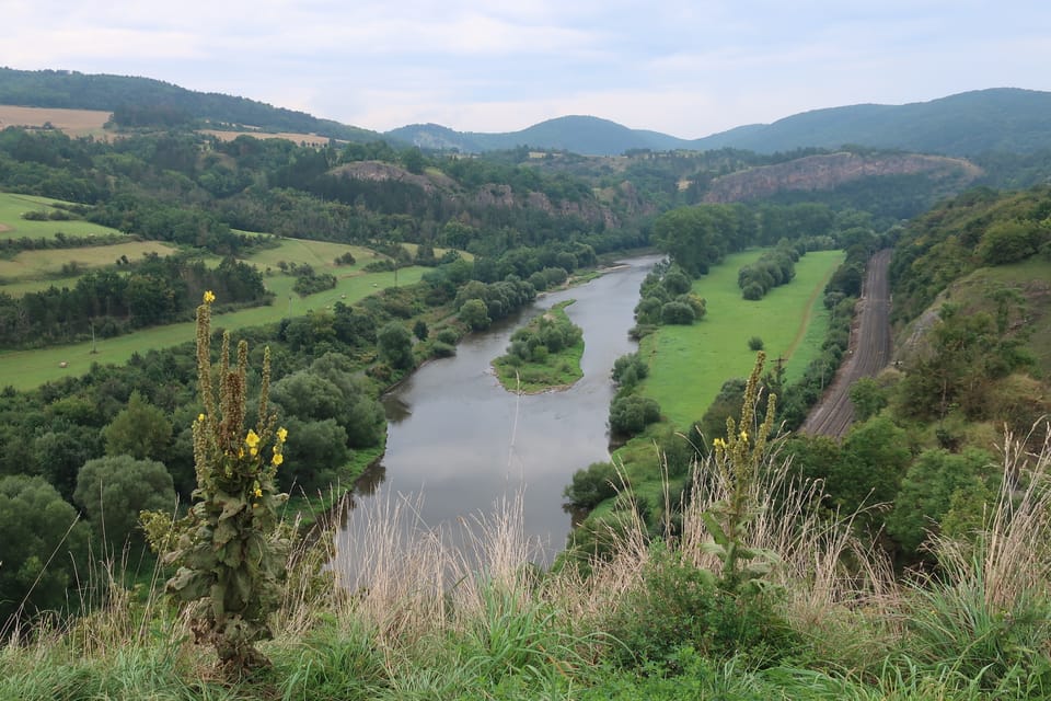 El río Berounka | Foto: Štěpánka Budková, Radio Prague International El río Berounka | Foto: Štěpánka Budková, Radio Prague International