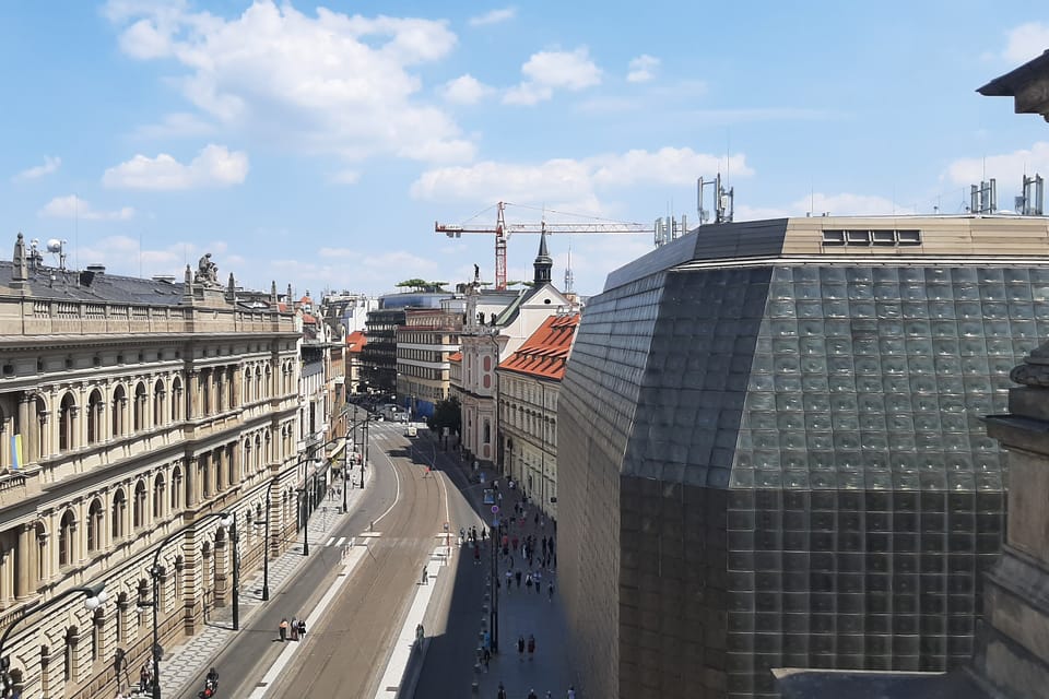 Vista desde la terraza del Teatro Nacional | Foto: Lenka Žižková,  Radio Prague International