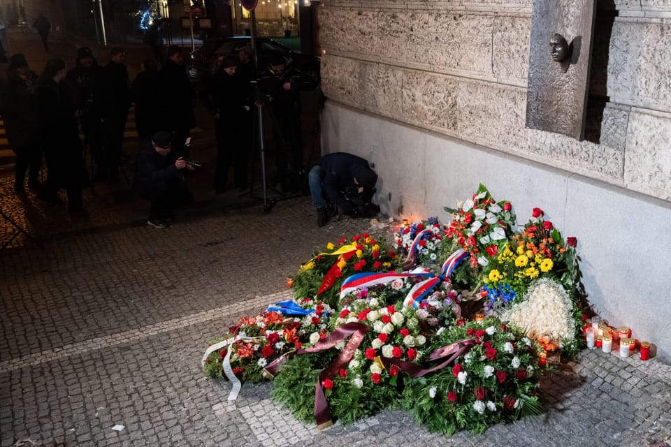 Piedad en el aniversario de la quema de Jan Palach | Foto: Zuzana Jarolímková,  iROZHLAS.cz