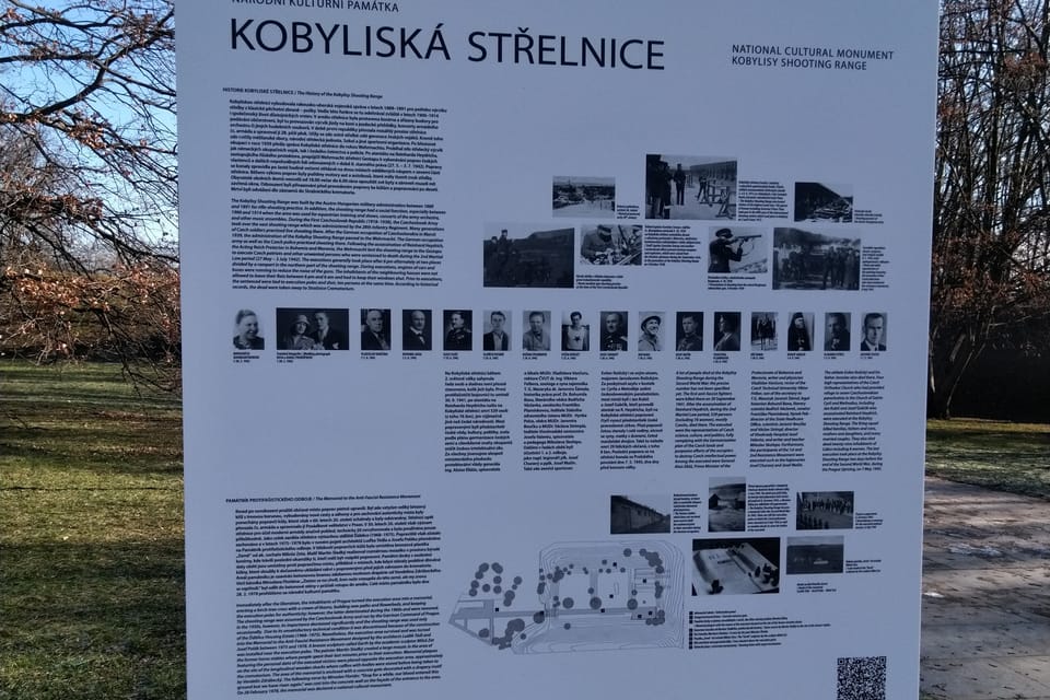 El campo de tiro de Kobylisy, foto: Dominika Bernáthová El campo de tiro de Kobylisy, foto: Dominika Bernáthová