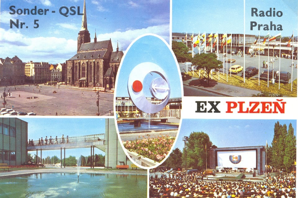 Tarjeta QSL 1980 | Foto: APF Český rozhlas