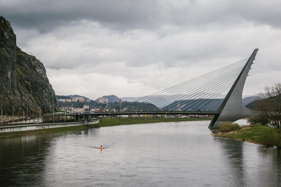 El puente Mariánský, Ústí nad Labem | Foto: Jana Volková, Český rozhlas El puente Mariánský, Ústí nad Labem | Foto: Jana Volková, Český rozhlas