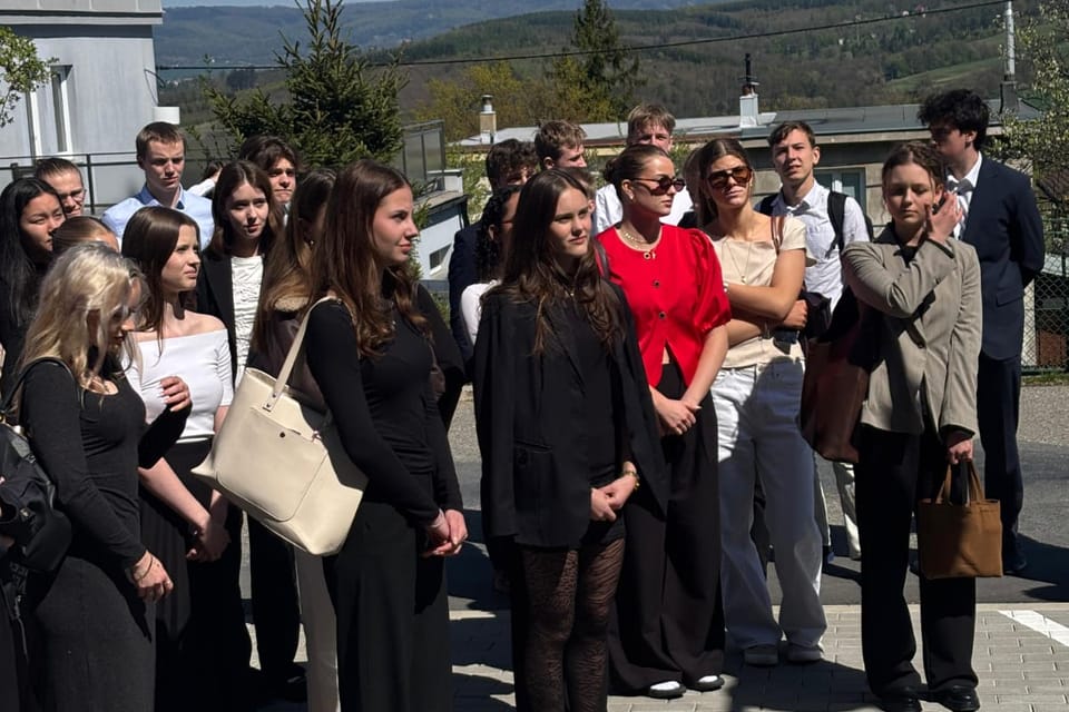 Estudiantes en Zlín | Foto: Český rozhlas Estudiantes en Zlín | Foto: Český rozhlas