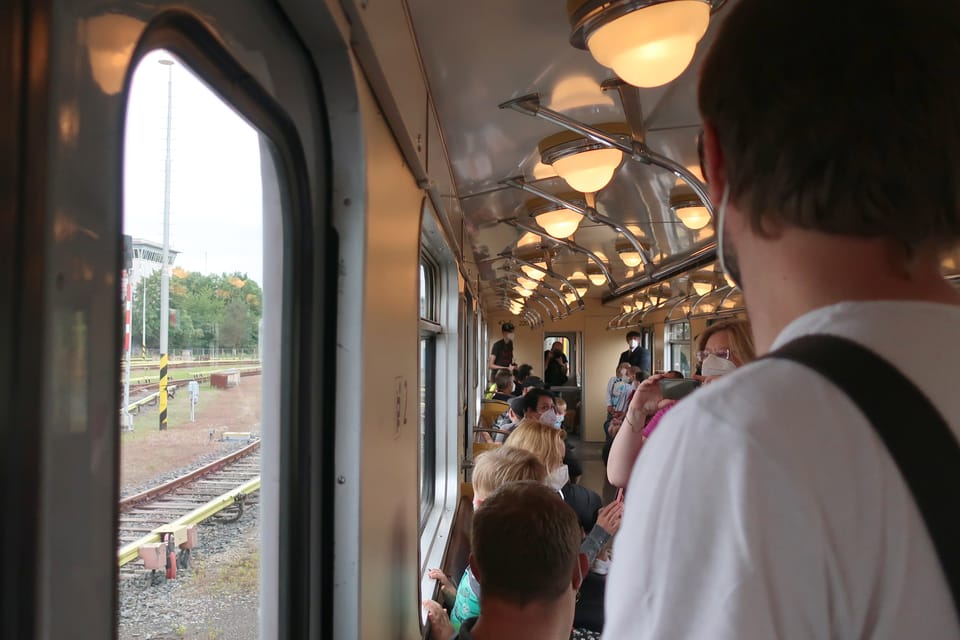 El viaje por metro histórico | Foto: Štěpánka Budková, Radio Prague International El viaje por metro histórico | Foto: Štěpánka Budková, Radio Prague International