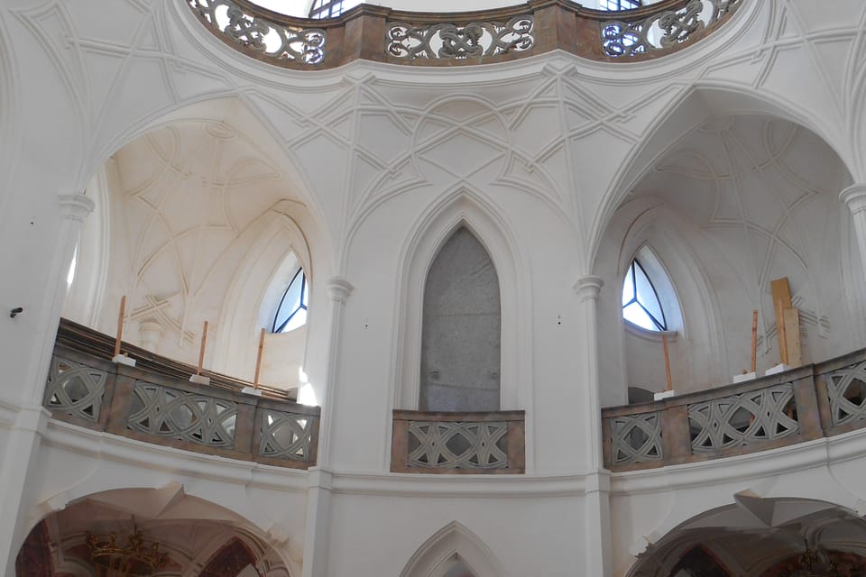 Iglesia de San Juan Nepomuceno en Zelená hora | Foto: Magdalena Kašubová, Radio Prague International Iglesia de San Juan Nepomuceno en Zelená hora | Foto: Magdalena Kašubová, Radio Prague International