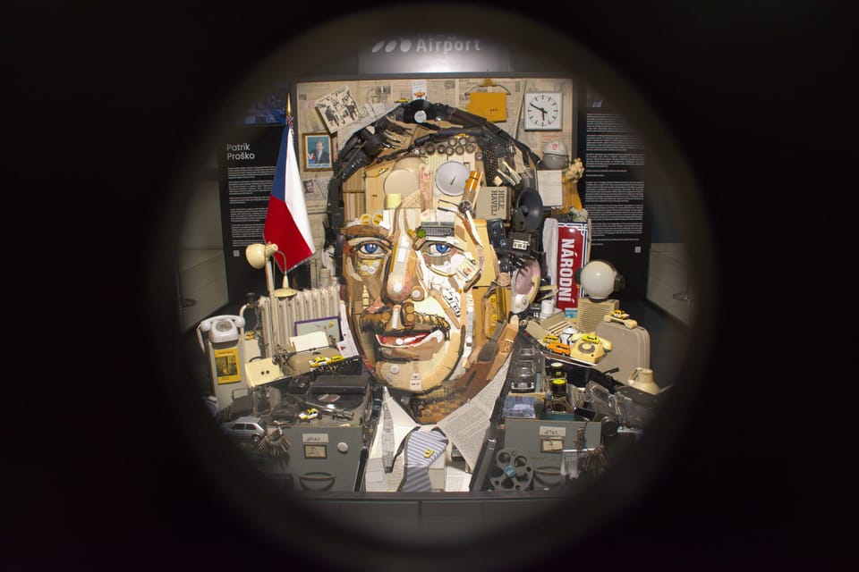 El impresionante retrato de Václav Havel en 3D  | Foto:  Barbora Navrátilová,  Radio Prague International