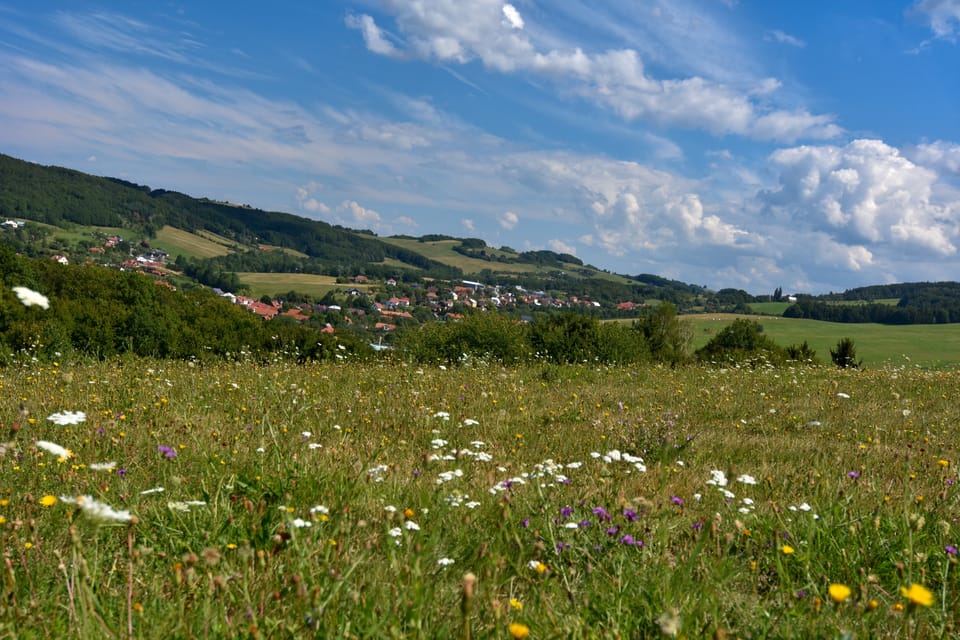 Tierras altas de Vizovice con el pueblo de Provodov | Foto: Zdeněk Urbanovský,  Český rozhlas