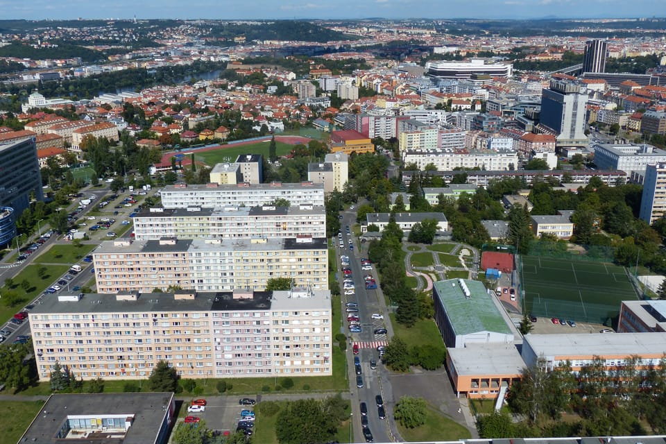 Praga desde las alturas, foto: Klára Stejskalová Praga desde las alturas, foto: Klára Stejskalová