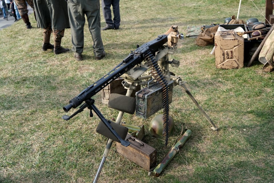 Equipos y armas de la época | Foto: Bohumil Šimčík, Radio Prague International Equipos y armas de la época | Foto: Bohumil Šimčík, Radio Prague International
