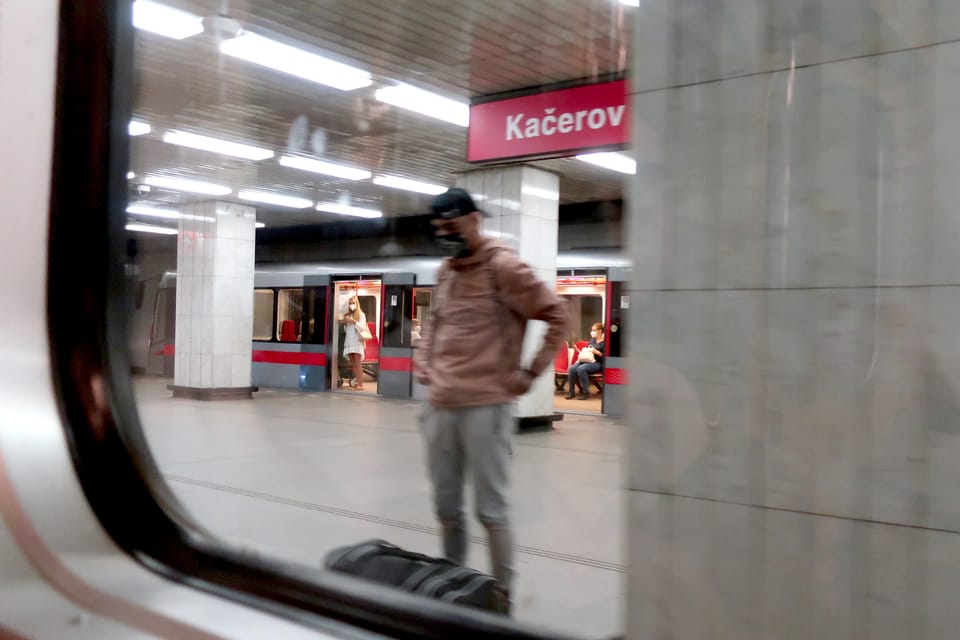 El viaje por metro histórico | Foto: Štěpánka Budková, Radio Prague International El viaje por metro histórico | Foto: Štěpánka Budková, Radio Prague International