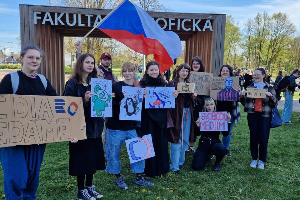Estudiantes en Pardubice | Foto:  Český rozhlas