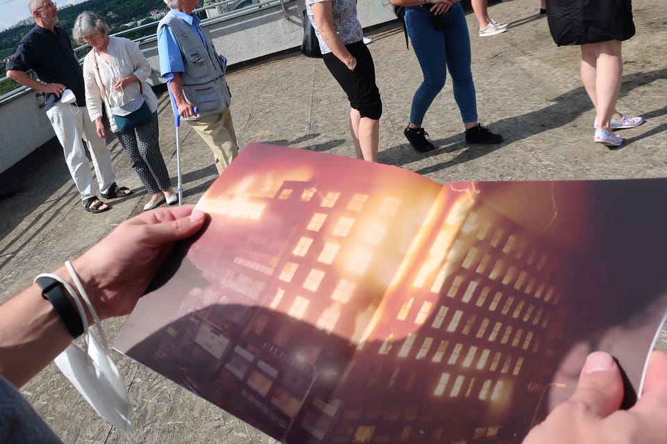 Palacio de Ferias,  el incendio en 1974 | Foto: Štěpánka Budková,  Radio Prague International