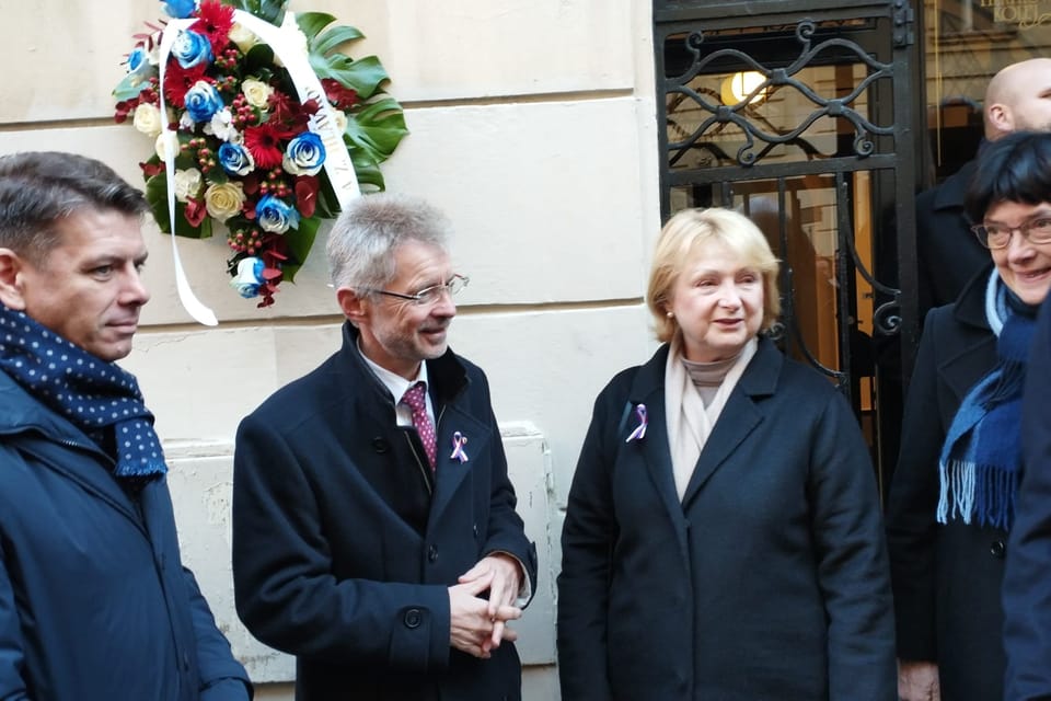 El 17 de noviembre de 2023 en las calles de Praga | Foto: Igor Budykin, Radio Prague International El 17 de noviembre de 2023 en las calles de Praga | Foto: Igor Budykin, Radio Prague International