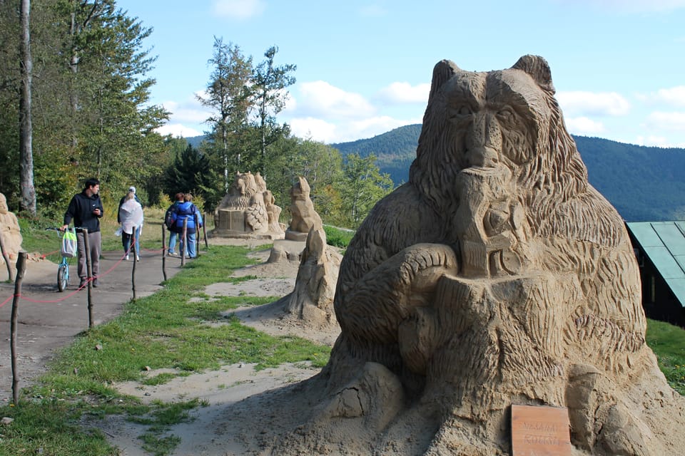 Esculturas de arena de Pustevny, foto: Ondřej Tomšů Esculturas de arena de Pustevny, foto: Ondřej Tomšů