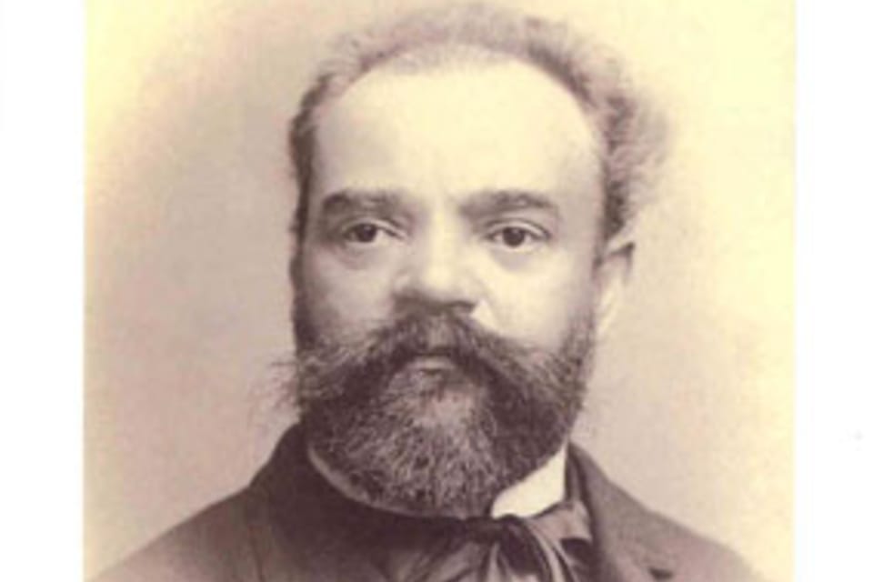 Antonín Dvořák,   (1841-1904) compositor,  postal sellada en la ciudad de Spillville,  EE.UU.,  donde Dvorák pasó el verano de 1893  | Foto: Museo de la Música Checa