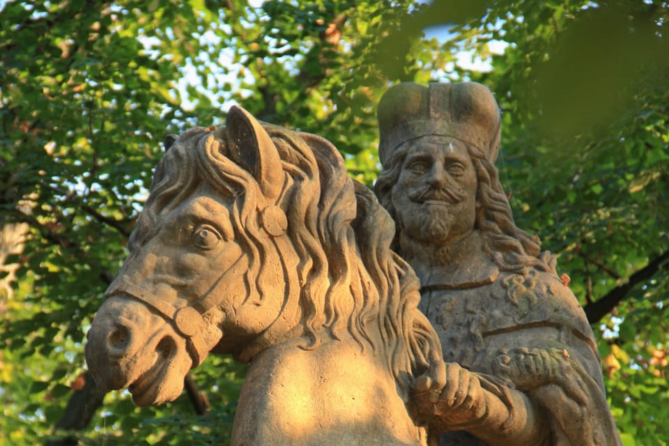 El santo tiene la cara del emperador Fernando III de la dinastía de los Habsburgo, en cuyo aspecto se inspiró Bendl | Foto: Barbora Němcová, Radio Prague International El santo tiene la cara del emperador Fernando III de la dinastía de los Habsburgo, en cuyo aspecto se inspiró Bendl | Foto: Barbora Němcová, Radio Prague International