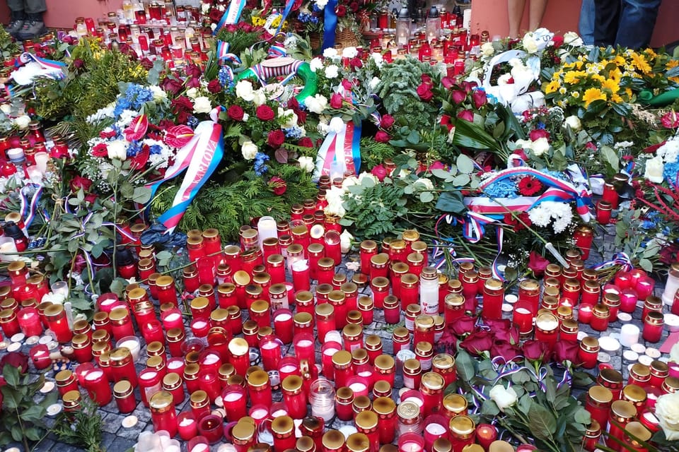 El 17 de noviembre de 2023 en las calles de Praga | Foto: Igor Budykin,  Radio Prague International