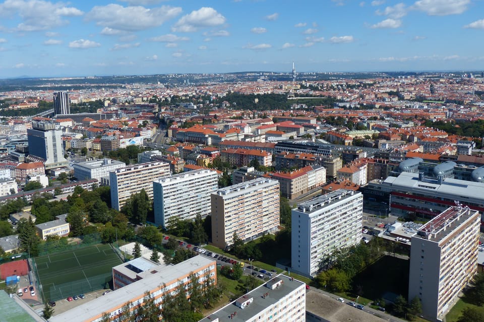 Praga desde las alturas, foto: Klára Stejskalová Praga desde las alturas, foto: Klára Stejskalová