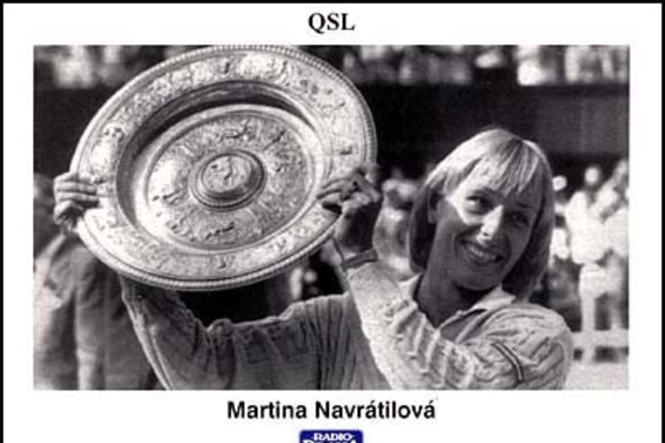 Martina Navrátilová  (1956) Tenista. En los años 1978 - 1979 y 1982 – 1986 fue la mejor jugadora del mundo. Fue la tercera mujer en la historia en ganar el Grand Slam en 1984. En 1983 y 1984 fue declarada la mejor deportista del mundo. | Foto: ČTK