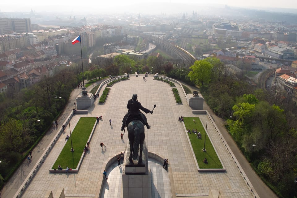Estatua ecuestre de Jan Žižka en Vítkov | Foto: Kristýna Maková,  Praha křížem krážem