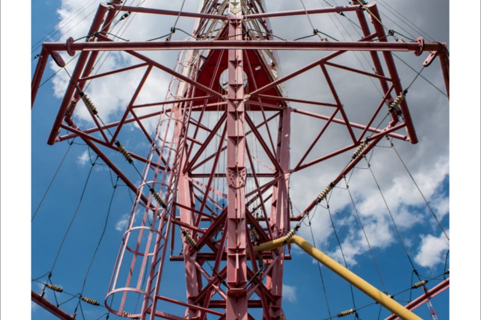 La antena de onda larga de Topolná, foto: Andrea Filičková La antena de onda larga de Topolná, foto: Andrea Filičková